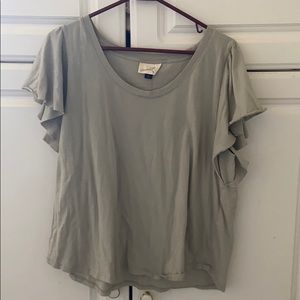 Universal Thread Green Flutter Top Size XL